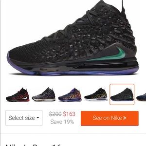 7.5 /8 men’s Lebron nike